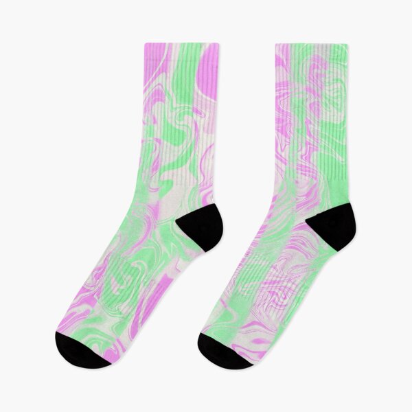 Item preview,  Pink  green and white abstract fluid art designed and sold by SweetLilith.