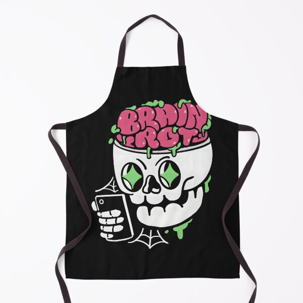 Item preview, Brain Rot Digital Skull designed and sold by DailyGlitch.