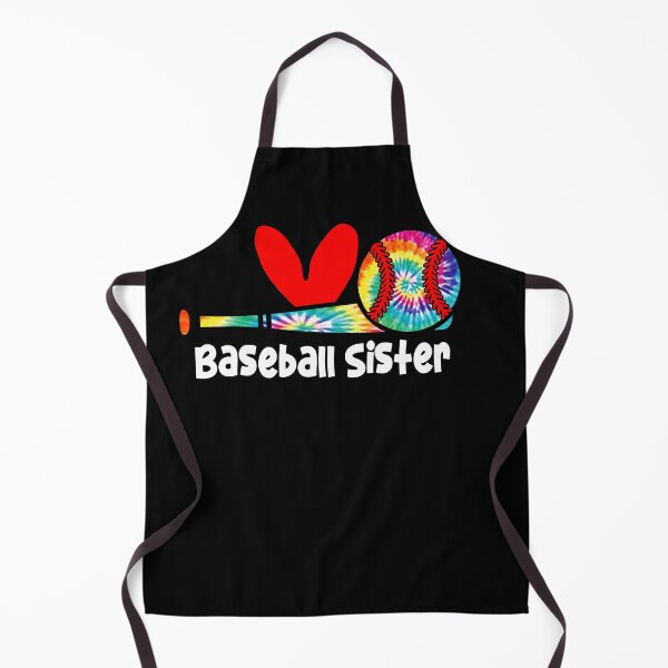 Item preview, Tie Dye Baseball Sister Heart Bat designed and sold by KIROSALS.