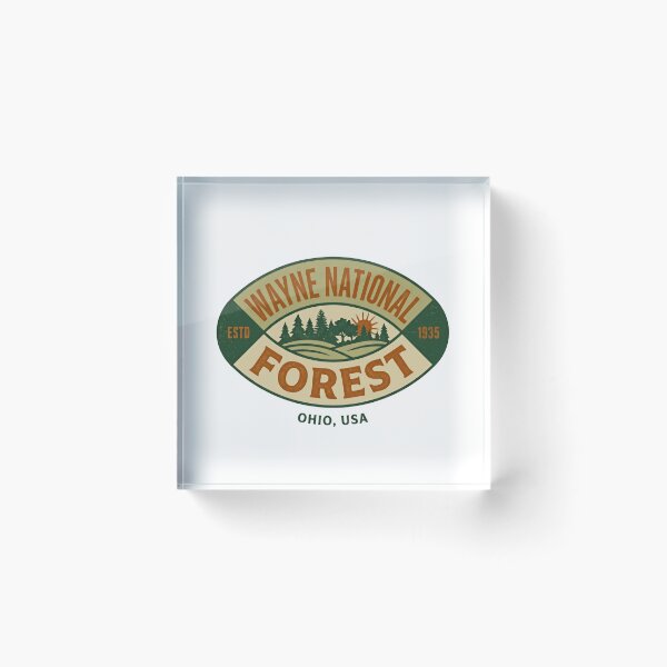 Item preview, Wayne National Forest Estd 1935 Ohio, USA Outdoor Nature Explorer Hiker Camper Travel designed and sold by Simsimah26Parks.