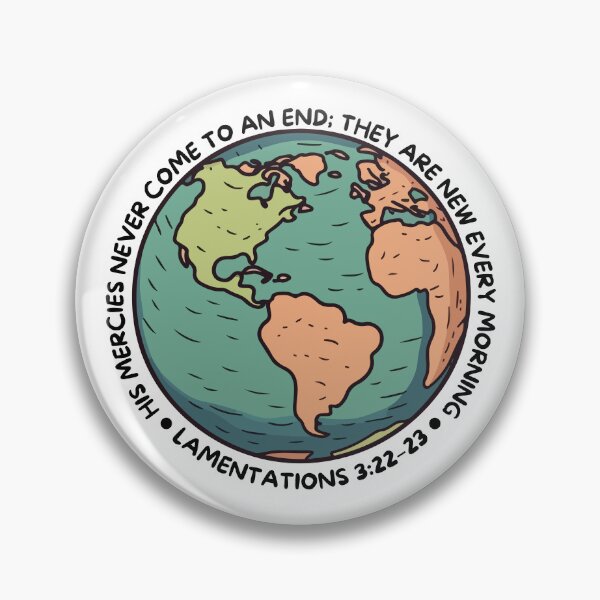 Item preview, Lamentations 3:22–23 – His Mercies Are New Every Morning Christian Design designed and sold by MoriaStore.