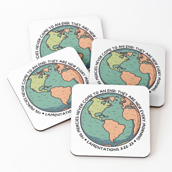 Item preview, Lamentations 3:22–23 – His Mercies Are New Every Morning Christian Design designed and sold by MoriaStore.