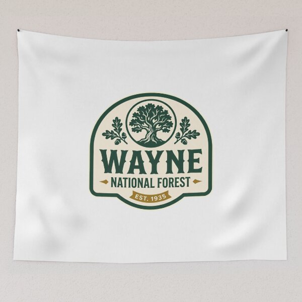 Item preview, Wayne National Forest Est. 1935 Ohio Outdoor Nature Hiking Camping designed and sold by Simsimah26Parks.