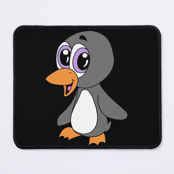 Item preview, Cute Kawaii Penguin with Big Purple Eyes - Adorable CozyCritters8 Cartoon designed and sold by CozyCritters8.