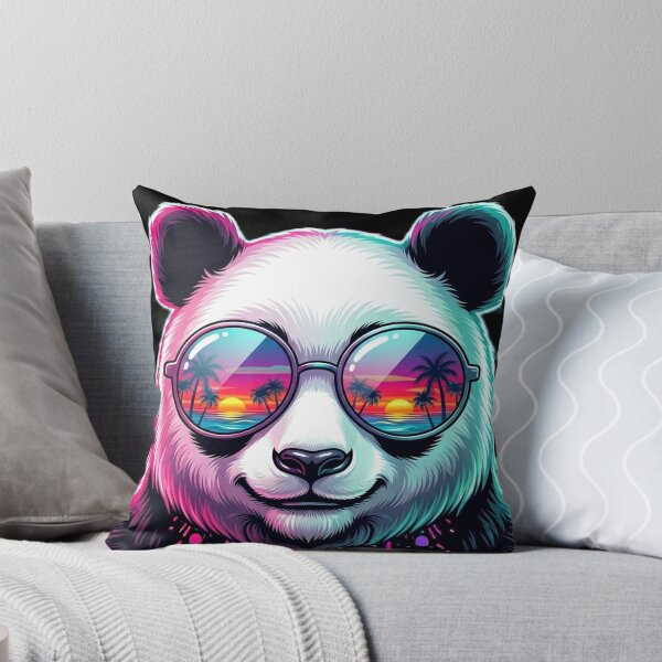 Item preview, Chill Panda Neon Sunset Shades designed and sold by KevLarPrints.