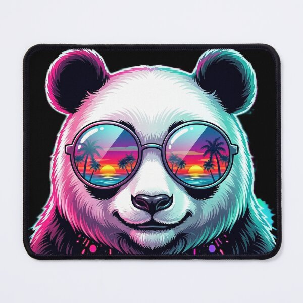 Item preview, Chill Panda Neon Sunset Shades designed and sold by KevLarPrints.
