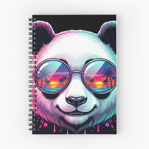 Item preview, Chill Panda Neon Sunset Shades designed and sold by KevLarPrints.