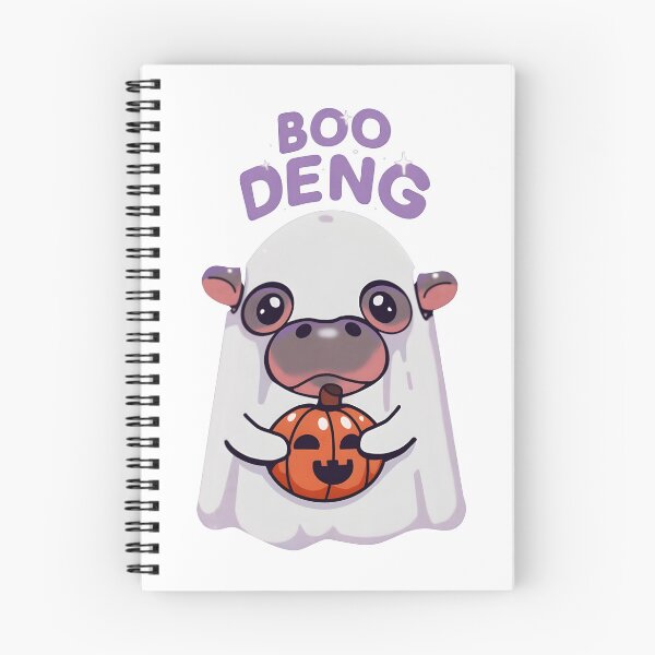 Item preview, Boo Deng Ghostly Hippo designed and sold by DailyGlitch.