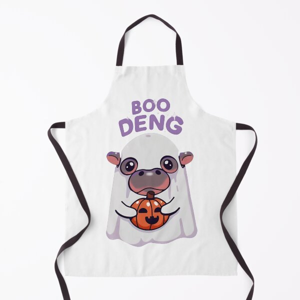 Item preview, Boo Deng Ghostly Hippo designed and sold by DailyGlitch.