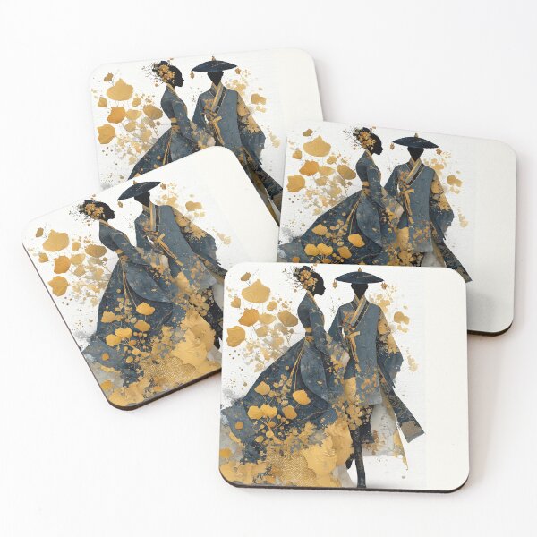 Item preview, Golden Ginkgo Harmony in Traditional Hanbok Couture designed and sold by colorful-white.
