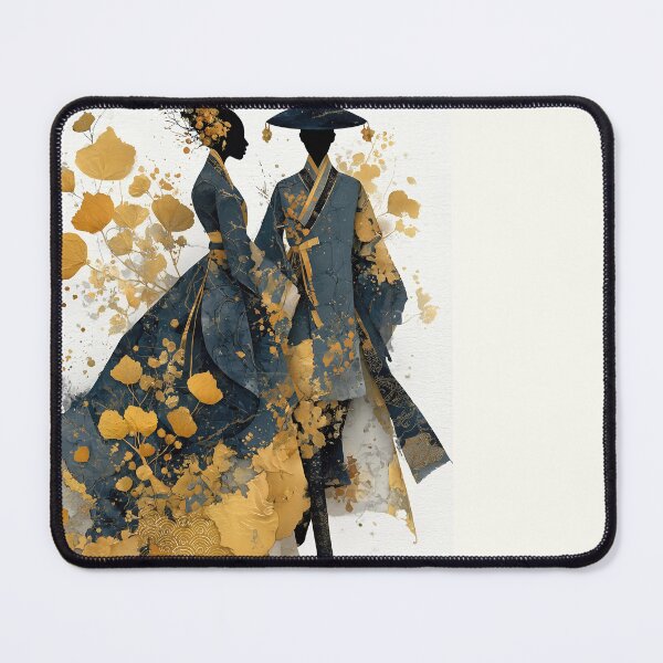 Item preview, Golden Ginkgo Harmony in Traditional Hanbok Couture designed and sold by colorful-white.
