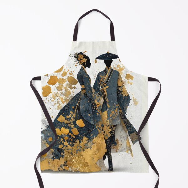 Item preview, Golden Ginkgo Harmony in Traditional Hanbok Couture designed and sold by colorful-white.