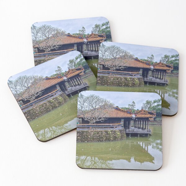Item preview, Xung Khiem Pavilion, Tu Duc Tomb - Hue, Vietnam | Imperial Lake Reflection Art designed and sold by Ross.A.Campbell.