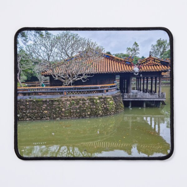 Item preview, Xung Khiem Pavilion, Tu Duc Tomb - Hue, Vietnam | Imperial Lake Reflection Art designed and sold by Ross.A.Campbell.