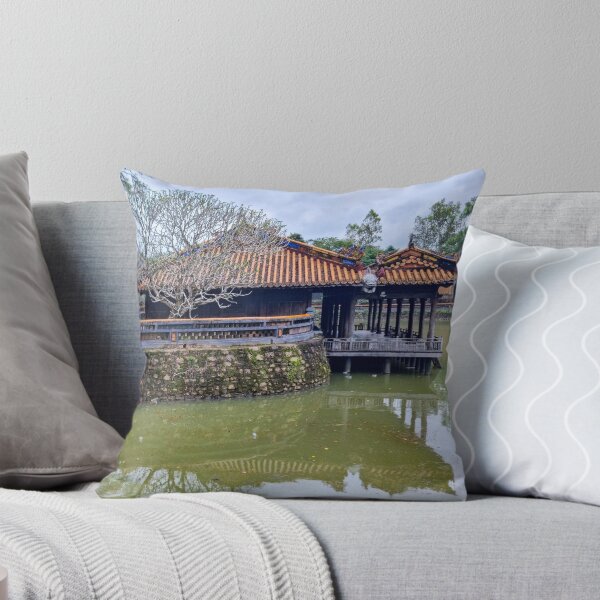 Item preview, Xung Khiem Pavilion, Tu Duc Tomb - Hue, Vietnam | Imperial Lake Reflection Art designed and sold by Ross.A.Campbell.