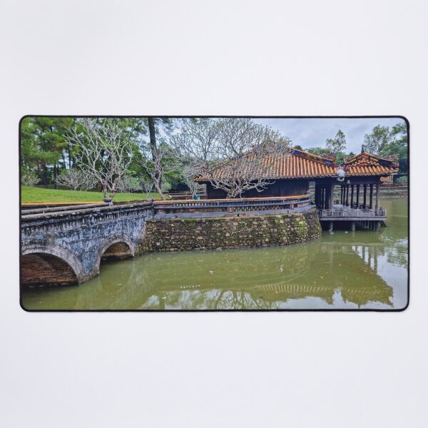 Item preview, Xung Khiem Pavilion, Tu Duc Tomb - Hue, Vietnam | Imperial Lake Reflection Art designed and sold by Ross.A.Campbell.