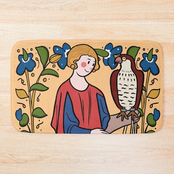 Item preview, Medieval Falconry Illustration designed and sold by MariOyama.