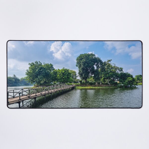 Item preview, Bich Tao Bridge & Nam Huan Cac, Hue - Imperial Garden | Vietnam Heritage Art designed and sold by Ross.A.Campbell.