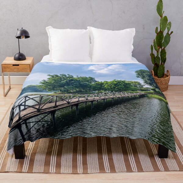 Item preview, Bich Tao Bridge & Nam Huan Cac, Hue - Imperial Garden | Vietnam Heritage Art designed and sold by Ross.A.Campbell.