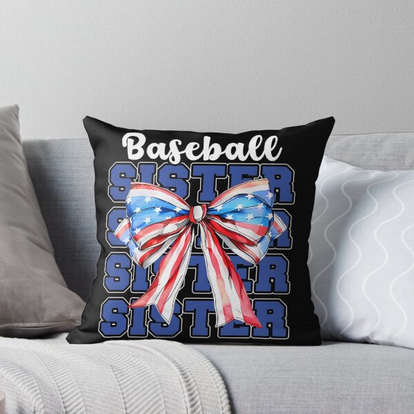 Item preview, Patriotic Baseball Sister Bow Design designed and sold by KIROSALS.