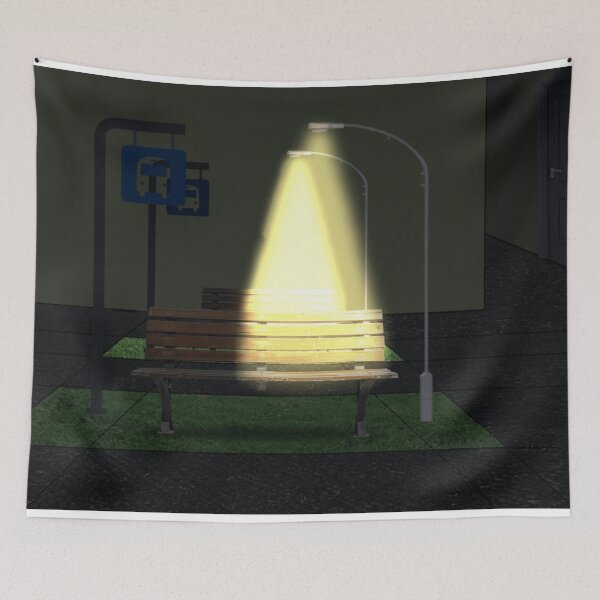 Item preview, The bus stop inside designed and sold by Blankfandomsart.
