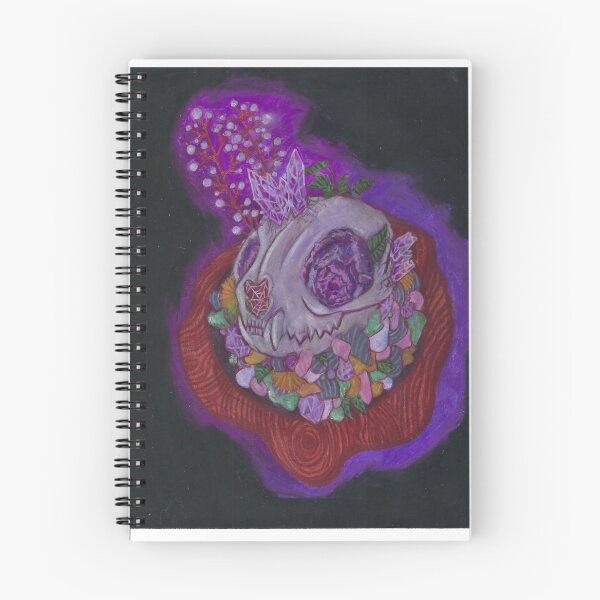 Item preview, Witch's Cat Skull of Remembrance designed and sold by kittysmedia.