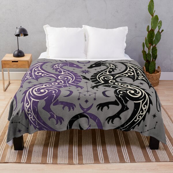Item preview, Mystic Romantasy Dragons Celestial Bookish Art designed and sold by auxincaftan0o.
