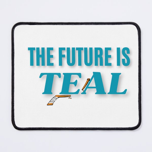 Item preview, The Future Is Teal designed and sold by Skeleton Hockey Department .