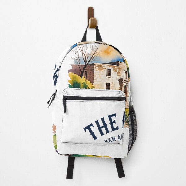 Item preview, The Alamo San Antonio Texas Watercolor Scenic designed and sold by goombi-creative.