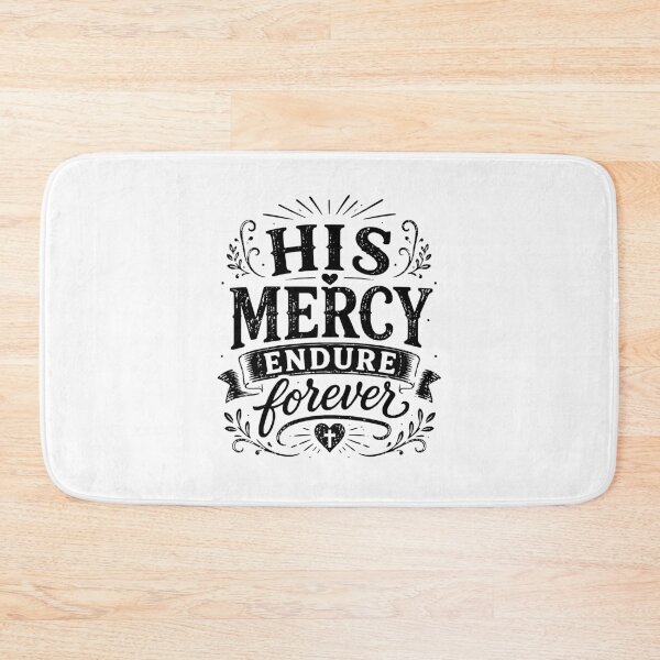 Item preview, His Mercy Endures Forever - Black Design designed and sold by MoriaStore.