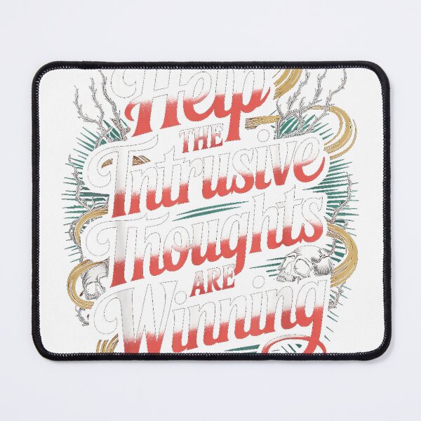 Item preview, Help The Intrusive Thoughts are Winning Overthinking - T-Shirt designed and sold by KTY-NUSS.
