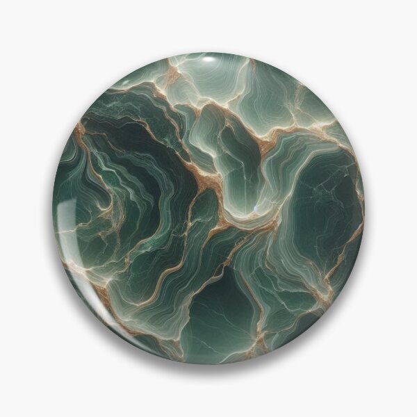 Item preview, Ocean Green Marble Vein Pattern Natural Luxury Design designed and sold by WildStroke.