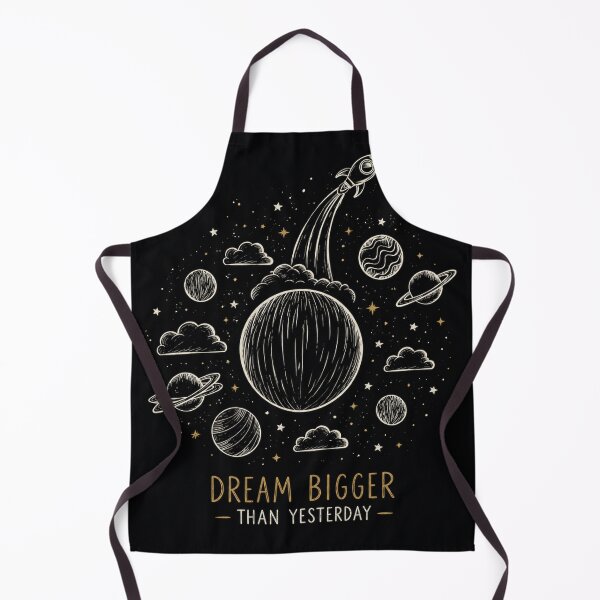 Item preview, Dream Bigger Than Yesterday Minimal Space Design | Cosmic Art designed and sold by AbstractAuraArt.