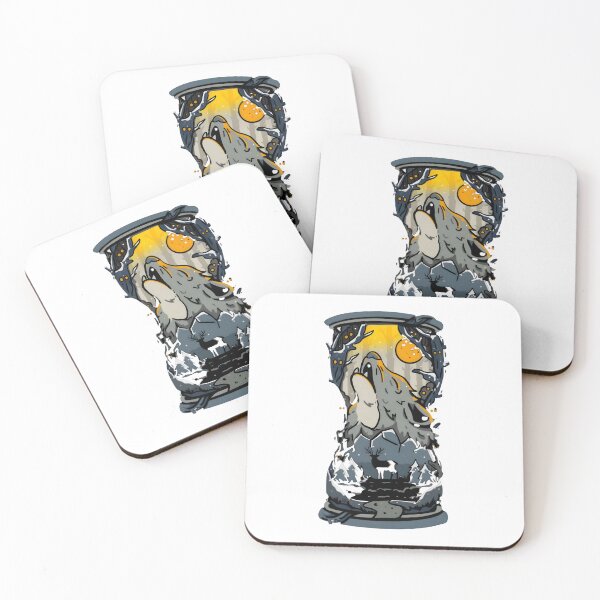 Item preview, Hourglass Howl Wilderness Scene designed and sold by DailyGlitch.