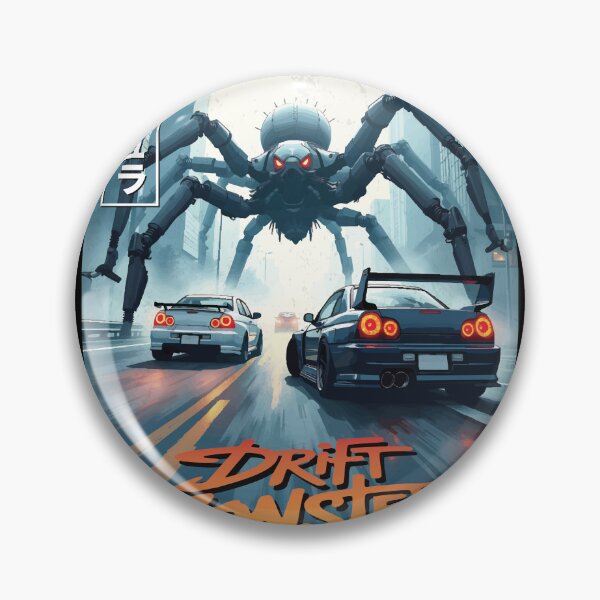Item preview, Drift Monsters - Tarmac Tarantula - Drift Car - JDM - Japanese Street Racing Car Culture designed and sold by RaceDayRags.