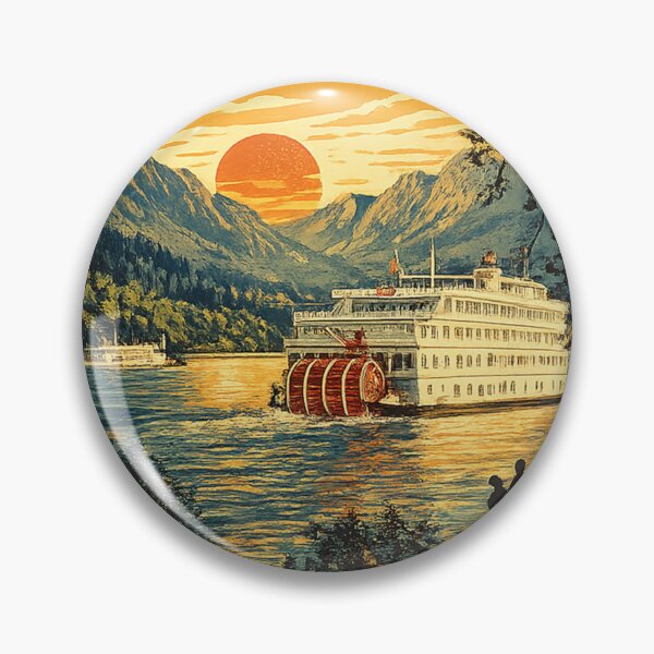 Item preview, River Boat Cruising Columbia River designed and sold by clintang.