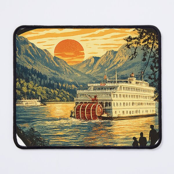 Item preview, River Boat Cruising Columbia River designed and sold by clintang.