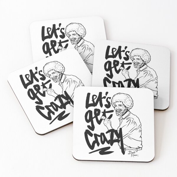 Item preview, Bob Ross Let's Get Crazy designed and sold by sketchNkustom.
