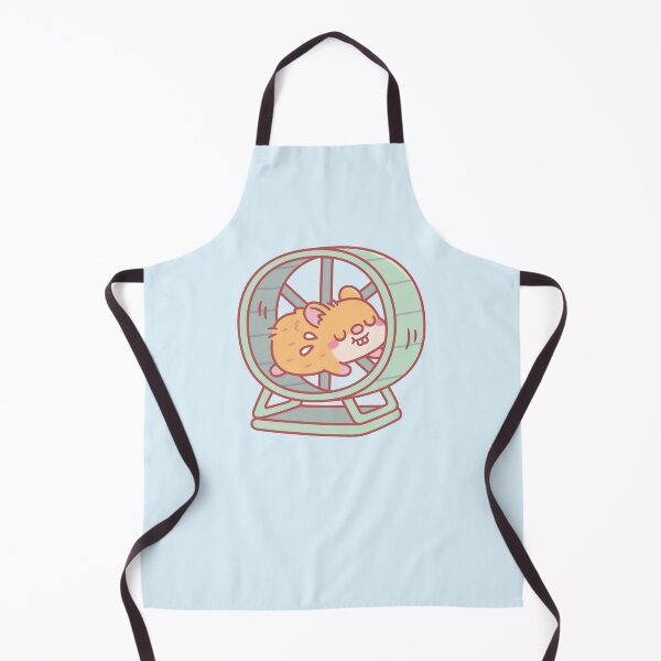 Item preview, Cute Hamster Running on Wheel designed and sold by rustydoodle.