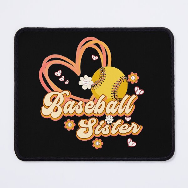 Item preview, Retro Softball Sister Heart Floral designed and sold by KIROSALS.