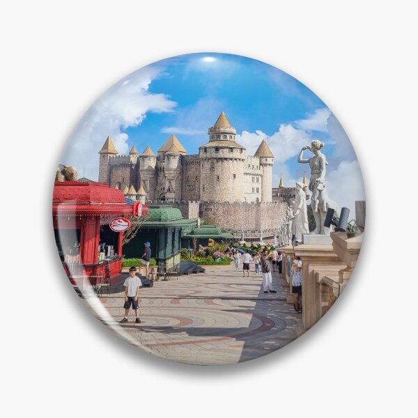 Item preview, Ba Na Hills, Da Nang - French Village in the Clouds | Vietnam Mountain Landscape Art designed and sold by Ross.A.Campbell.