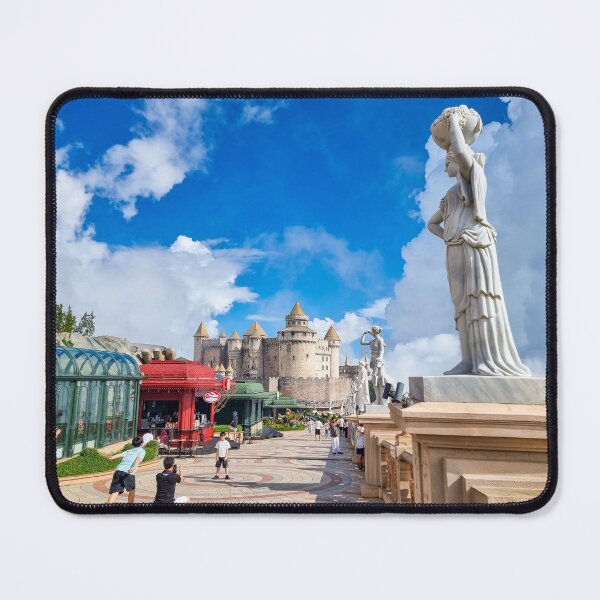 Item preview, Ba Na Hills, Da Nang - French Village in the Clouds | Vietnam Mountain Landscape Art designed and sold by Ross.A.Campbell.