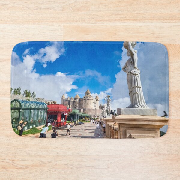 Item preview, Ba Na Hills, Da Nang - French Village in the Clouds | Vietnam Mountain Landscape Art designed and sold by Ross.A.Campbell.