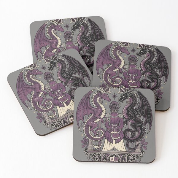 Item preview, Dark Academia Dragon Queen Gothic Romantasy Art designed and sold by auxincaftan0o.