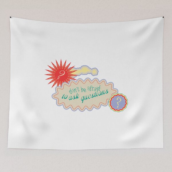 Item preview, Don't Be Afraid To Ask Questions  designed and sold by AbdeSsaArt.