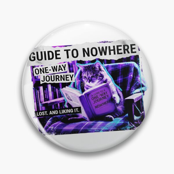 Item preview, Guide to nowhere, a one-way trip. Lost and enjoying it. designed and sold by UrbanCreatures.