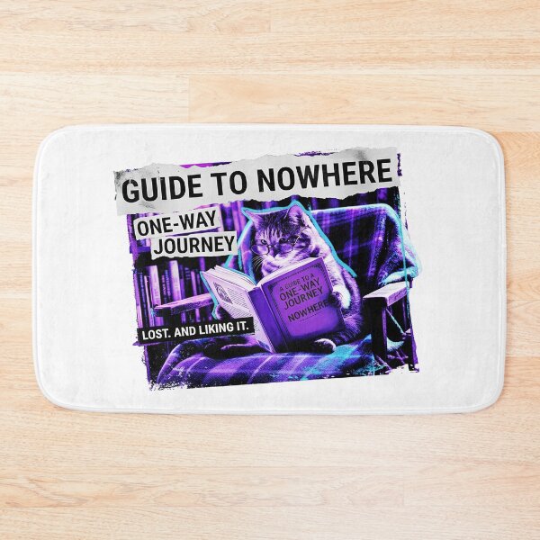 Item preview, Guide to nowhere, a one-way trip. Lost and enjoying it. designed and sold by UrbanCreatures.