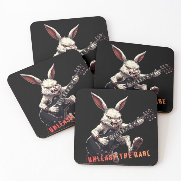 Item preview, Unleash the RAGE The Guitarist Bunny designed and sold by JtSProjects.