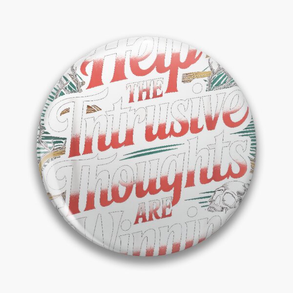 Item preview, Help The Intrusive Thoughts are Winning Overthinking - T-Shirt designed and sold by KTY-NUSS.