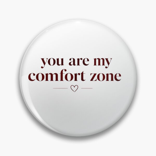 Item preview, you are my comfort zone | romantic minimalist quote aesthetic designed and sold by Lovestickerco.